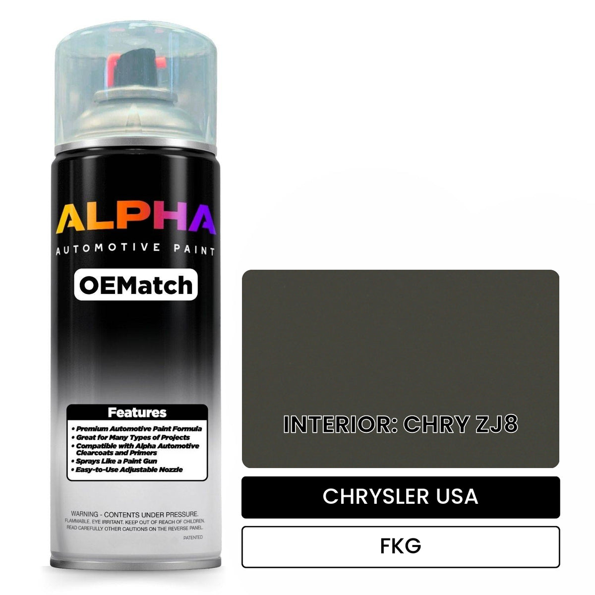 CHRYSLER USA INTERIOR: CHRY ZJ8 FKG OEMatch Spraycan