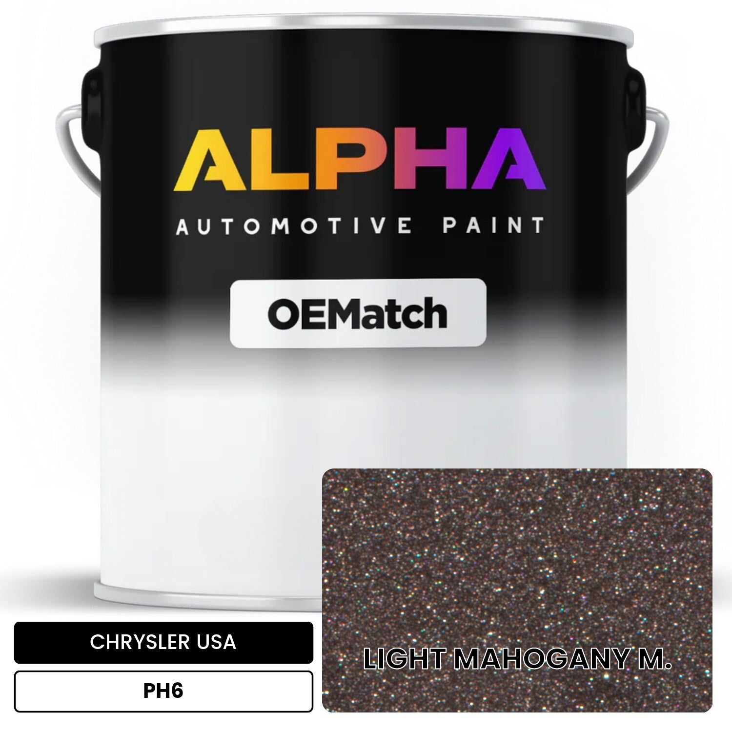 CHRYSLER USA LIGHT MAHOGANY M. PH6 OEMatch Basecoat