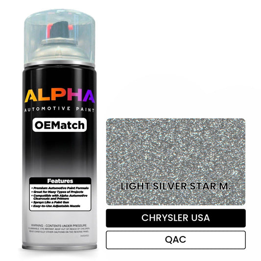 CHRYSLER USA LIGHT SILVER STAR M. QAC OEMatch Spraycan