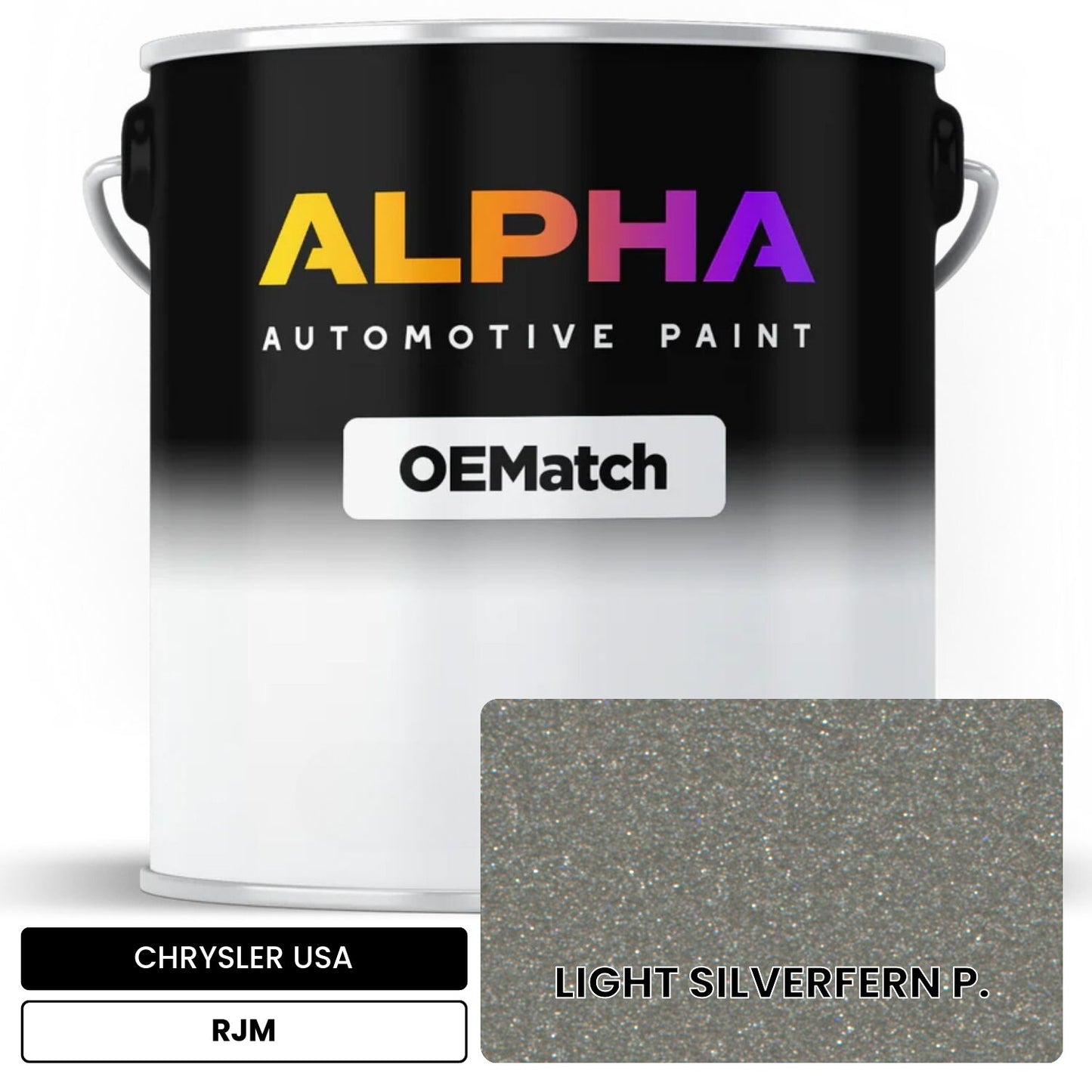 CHRYSLER USA LIGHT SILVERFERN P. RJM OEMatch Basecoat