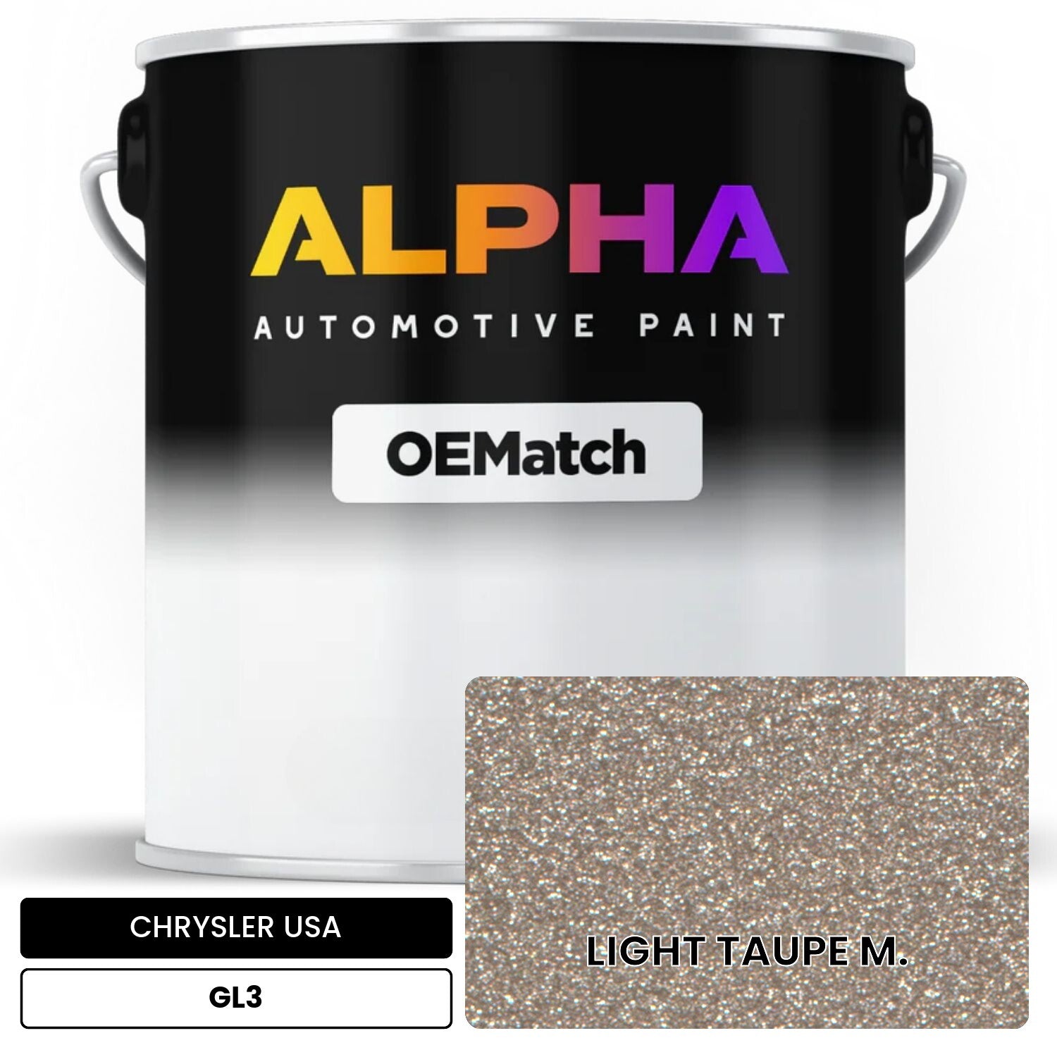 CHRYSLER USA LIGHT TAUPE M. GL3 OEMatch Basecoat