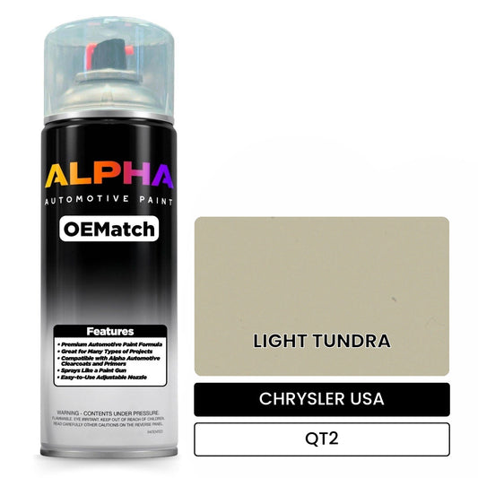 CHRYSLER USA LIGHT TUNDRA QT2 OEMatch Spraycan