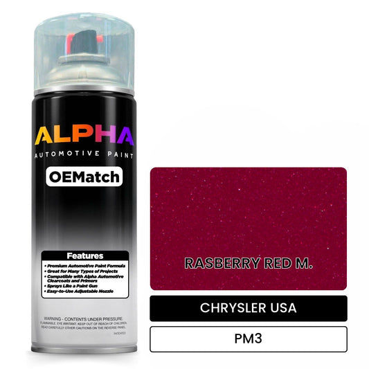 CHRYSLER USA RASBERRY RED M. PM3 OEMatch Spraycan