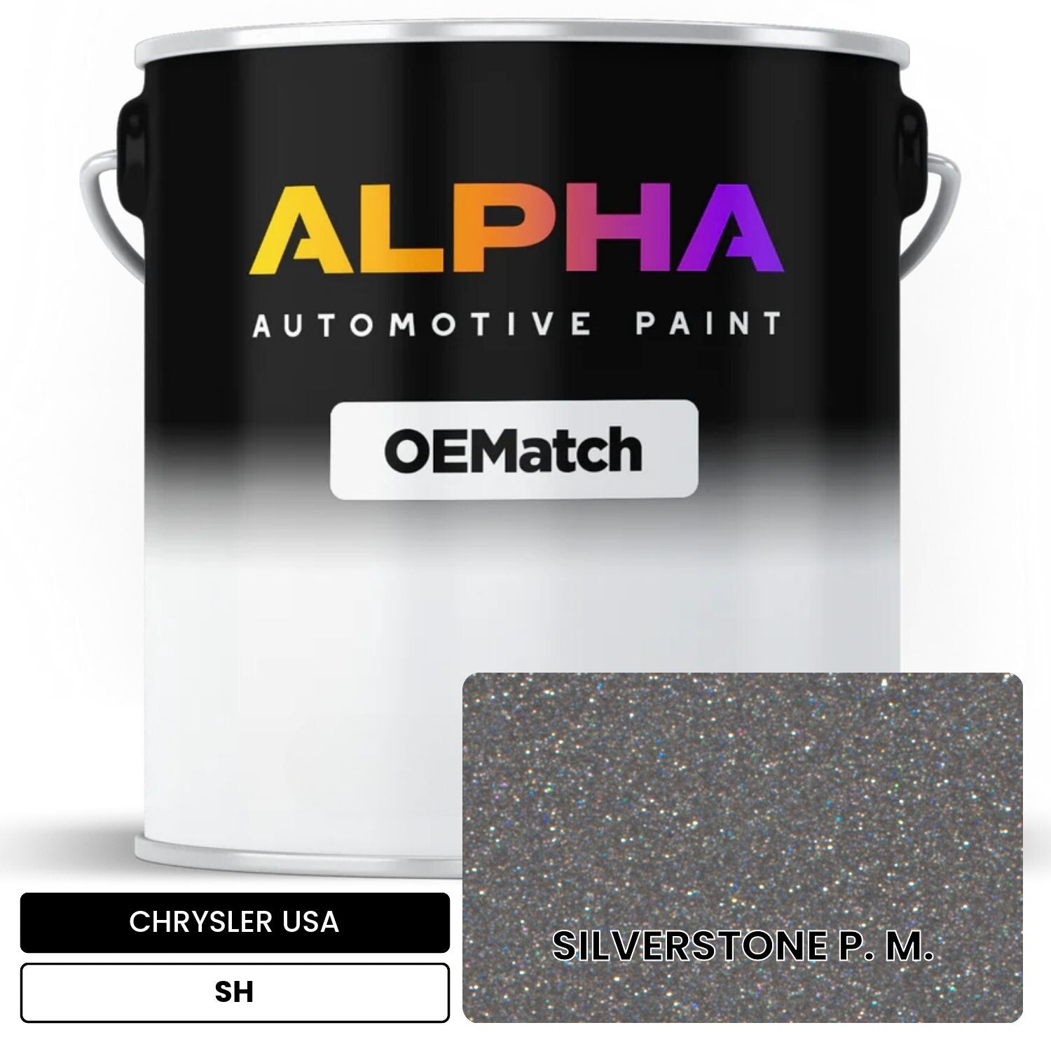 CHRYSLER USA SILVERSTONE P. M. SH OEMatch Basecoat