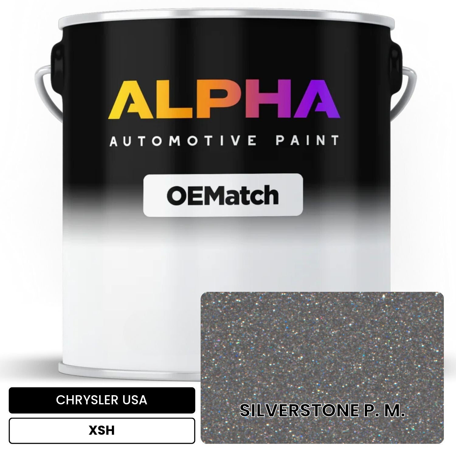 CHRYSLER USA SILVERSTONE P. M. XSH OEMatch Basecoat