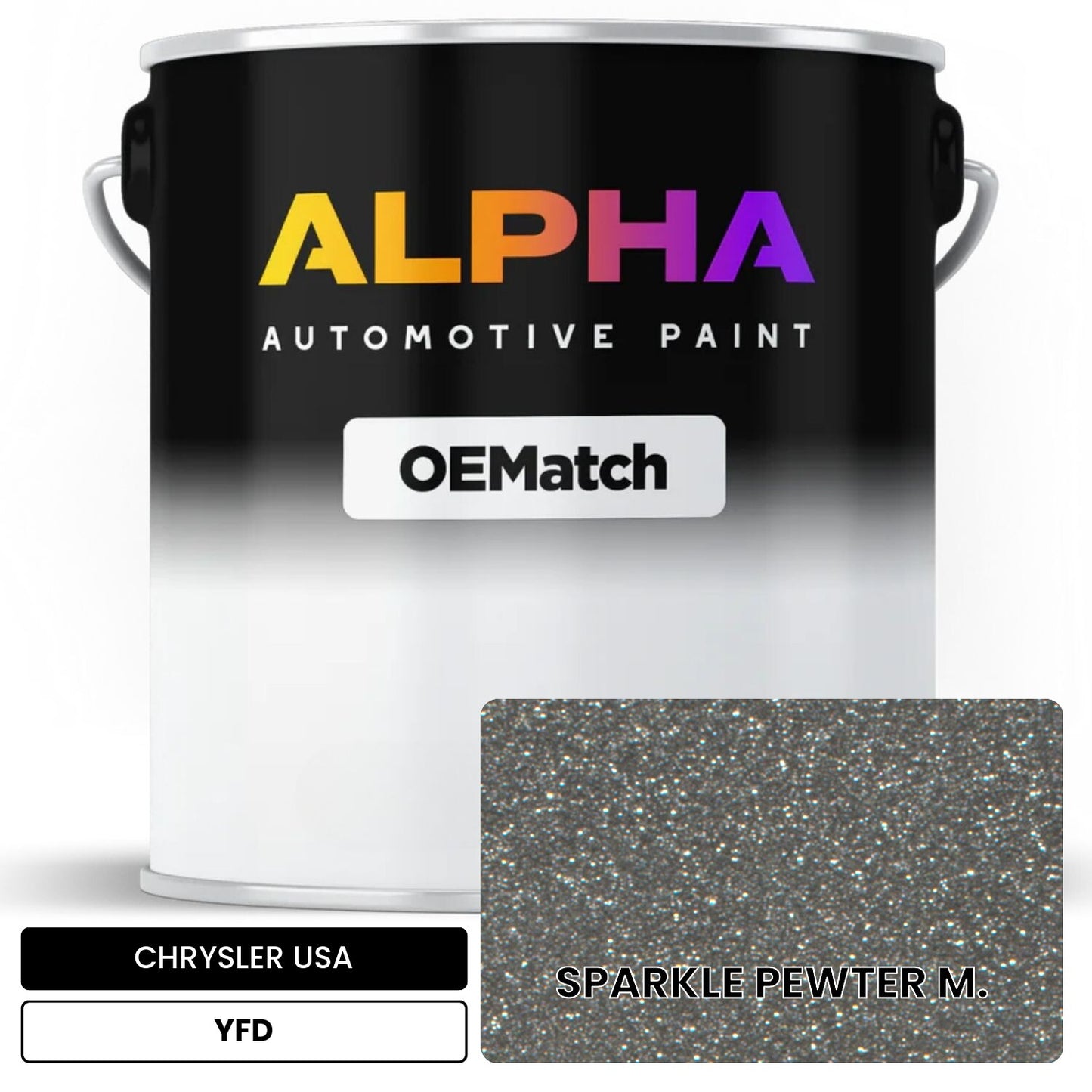 CHRYSLER USA SPARKLE PEWTER M. YFD OEMatch Basecoat