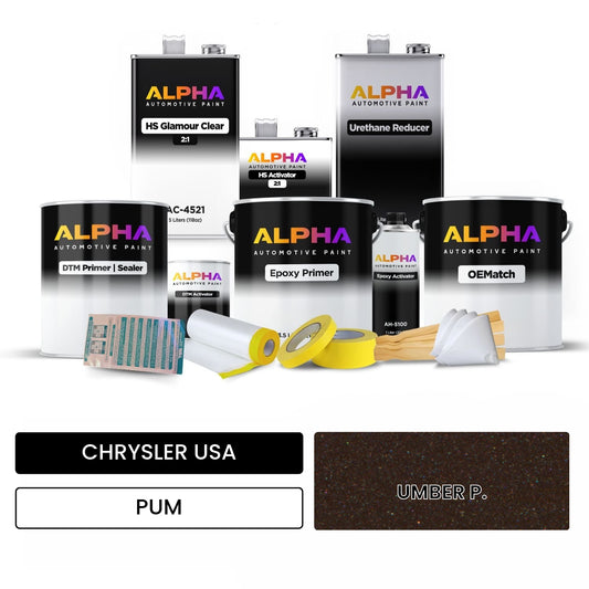 CHRYSLER USA UMBER P. PUM OEMatch Vehicle Paint Kit