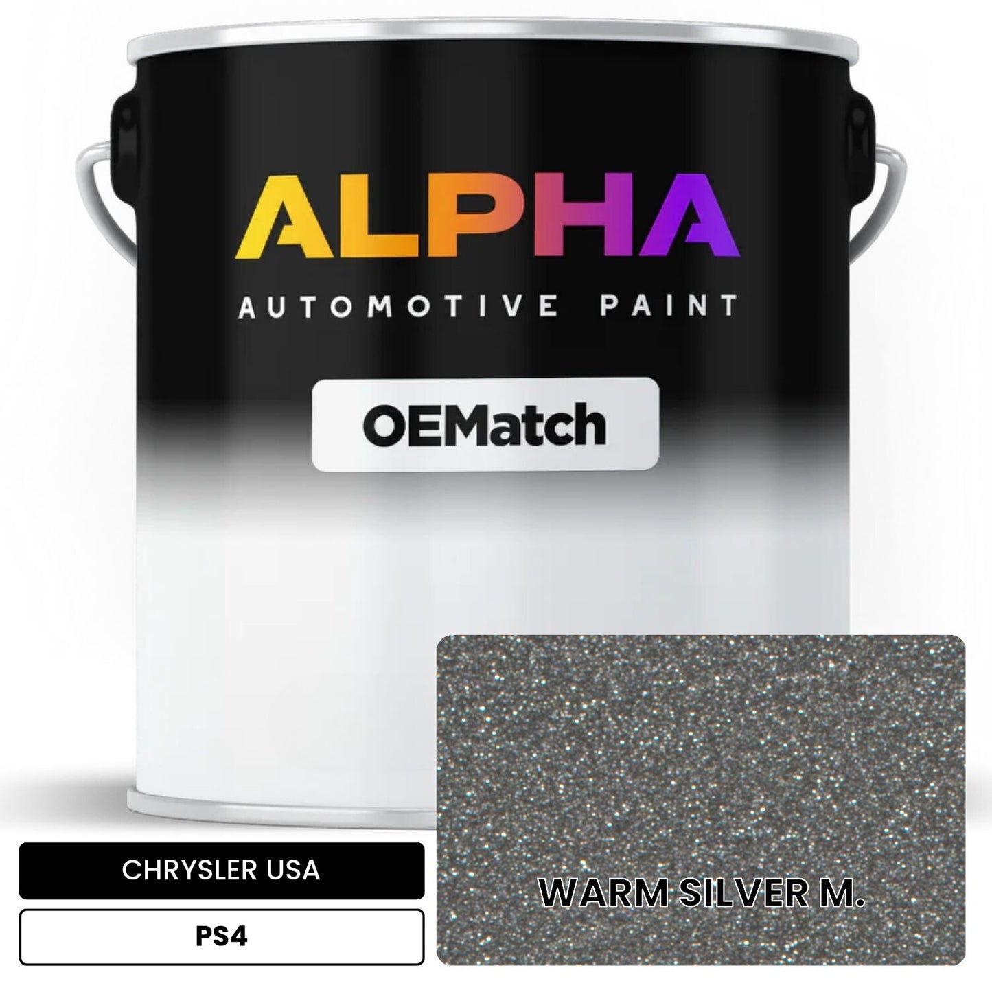 CHRYSLER USA WARM SILVER M. PS4 OEMatch Basecoat