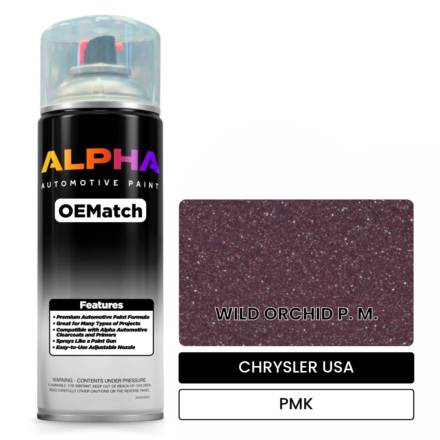 CHRYSLER USA WILD ORCHID P. M. PMK OEMatch Spraycan