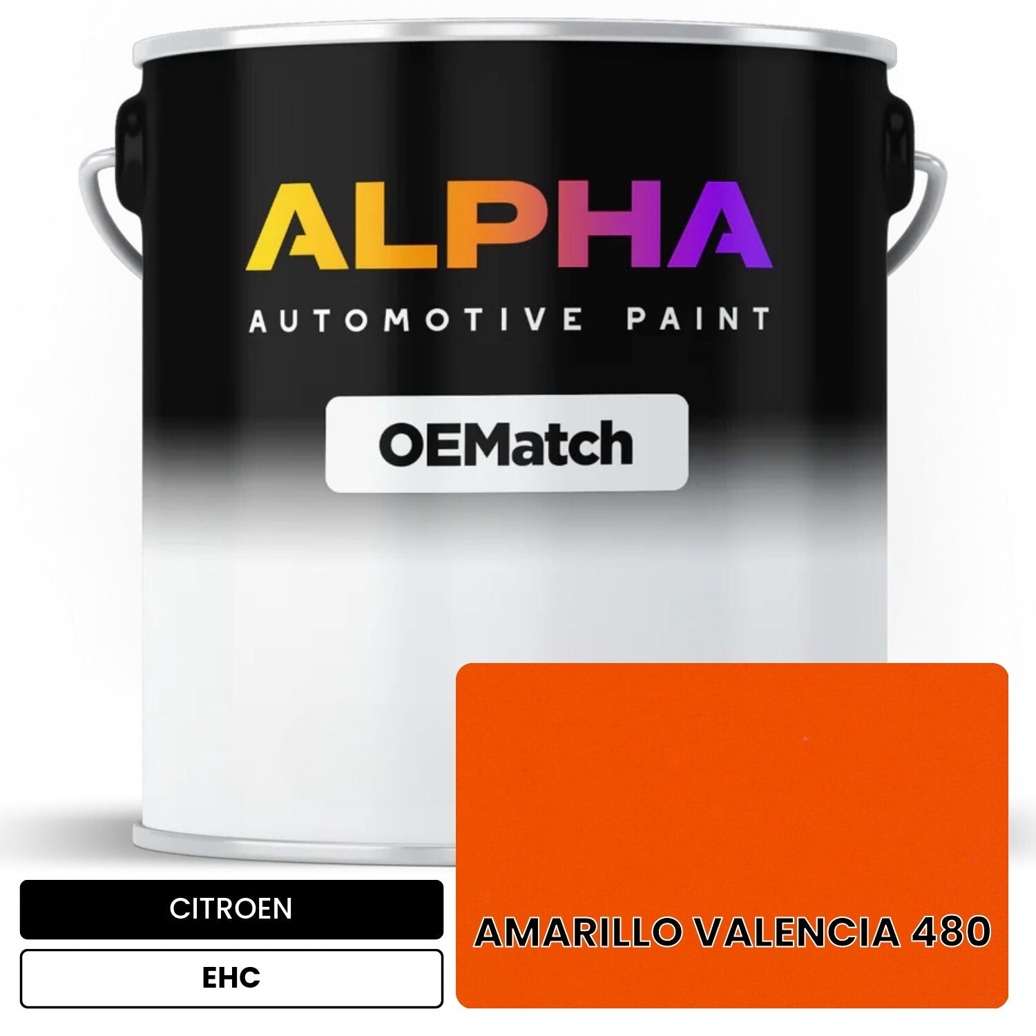 CITROEN AMARILLO VALENCIA 480 EHC OEMatch Basecoat