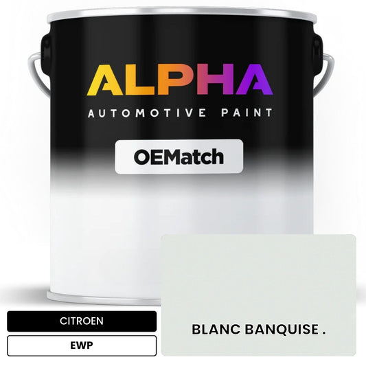 CITROEN BLANC BANQUISE EWP OEMatch Basecoat