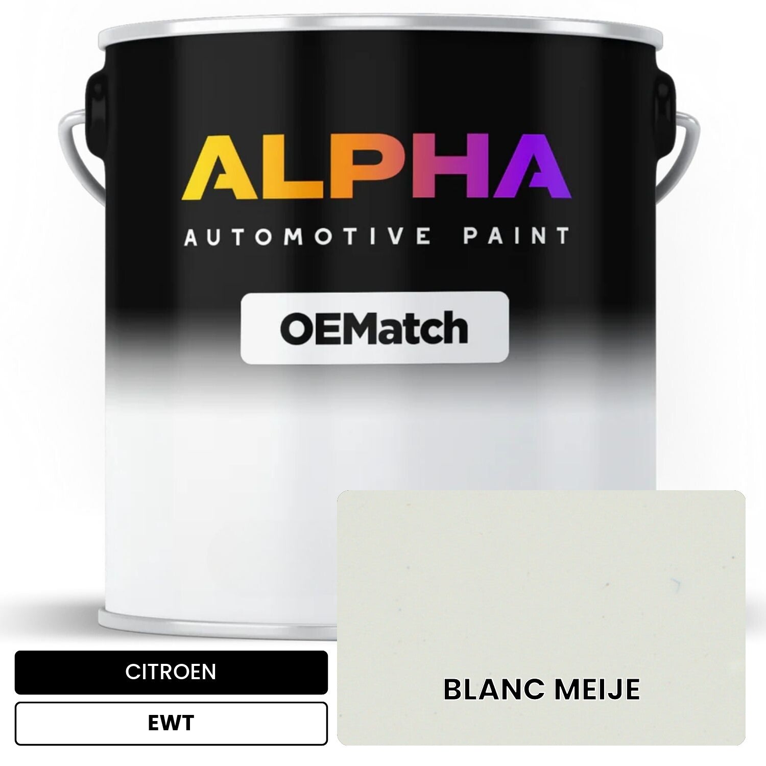 CITROEN BLANC MEIJE EWT OEMatch Basecoat