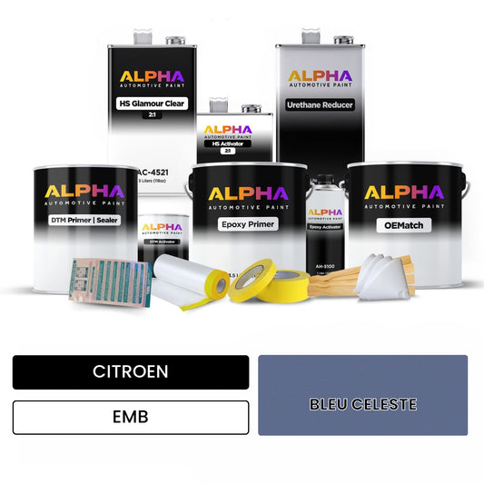 CITROEN BLEU CELESTE EMB OEMatch Vehicle Paint Kit