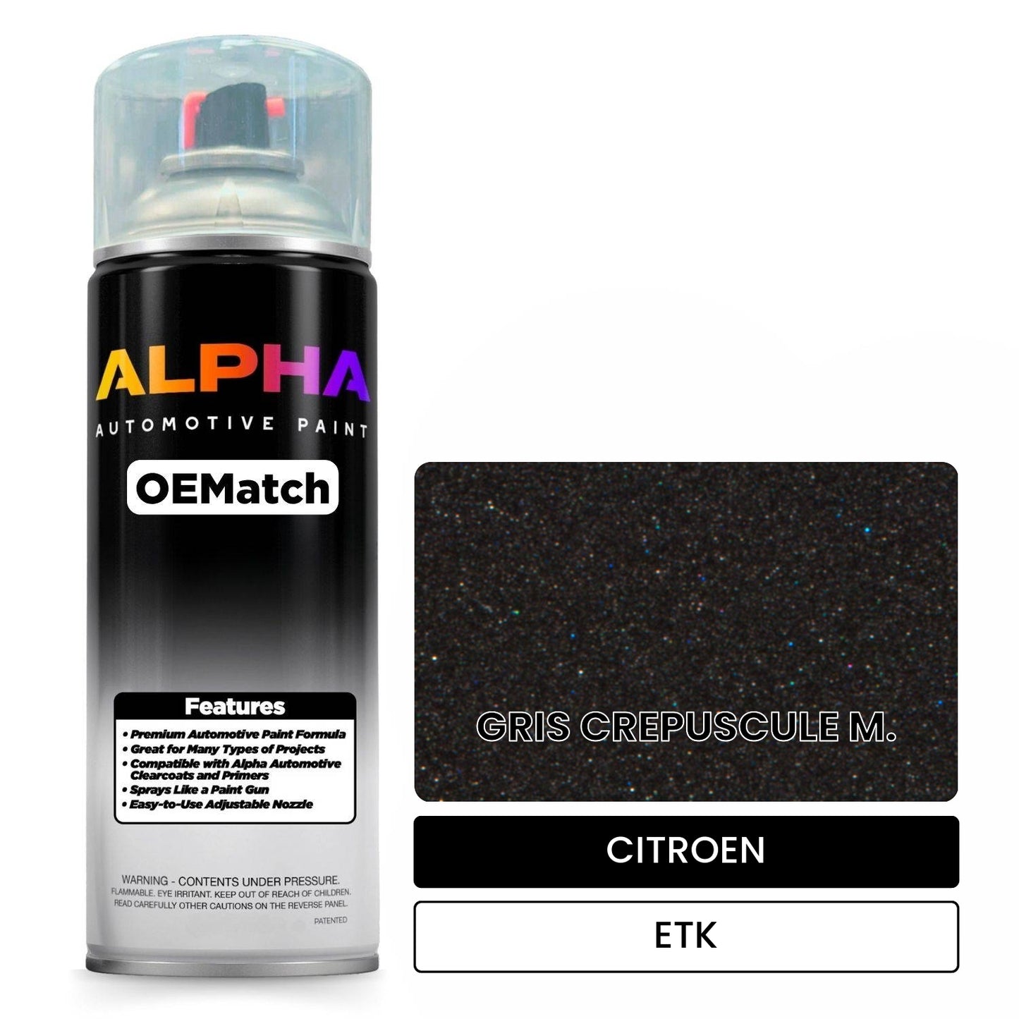 CITROEN GRIS CREPUSCULE M. ETK OEMatch Spraycan