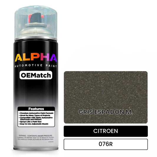 CITROEN GRIS ESPADON M. 076R OEMatch Spraycan
