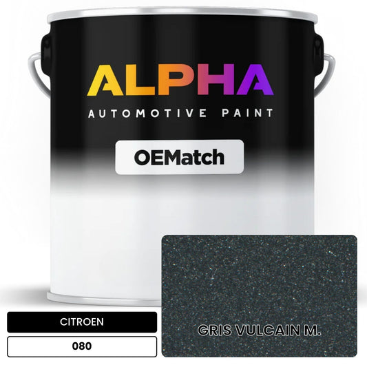 CITROEN GRIS VULCAIN M. 080 OEMatch Basecoat
