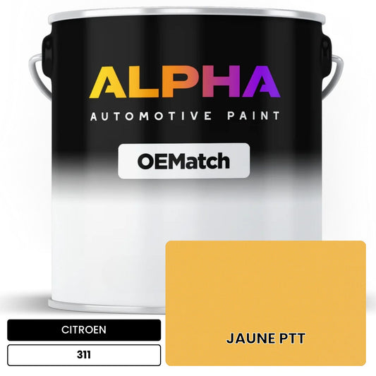 CITROEN JAUNE PTT 311 OEMatch Basecoat