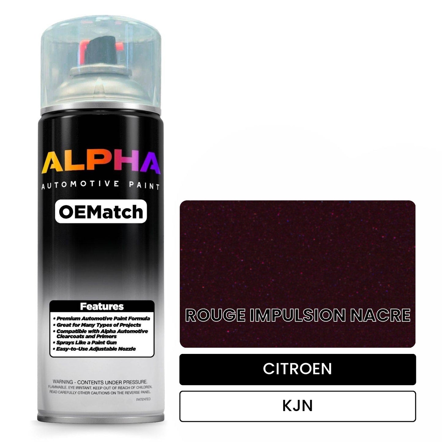 CITROEN ROUGE IMPULSION NACRE KJN OEMatch Spraycan