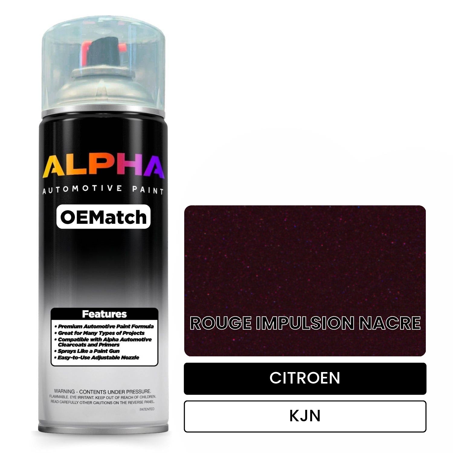 CITROEN ROUGE IMPULSION NACRE KJN OEMatch Spraycan