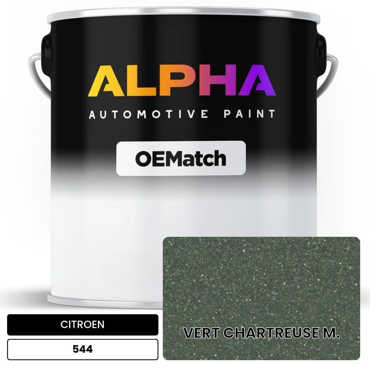 CITROEN VERT CHARTREUSE M. 544 OEMatch Basecoat