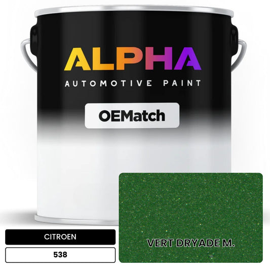 CITROEN VERT DRYADE M. 538 OEMatch Basecoat