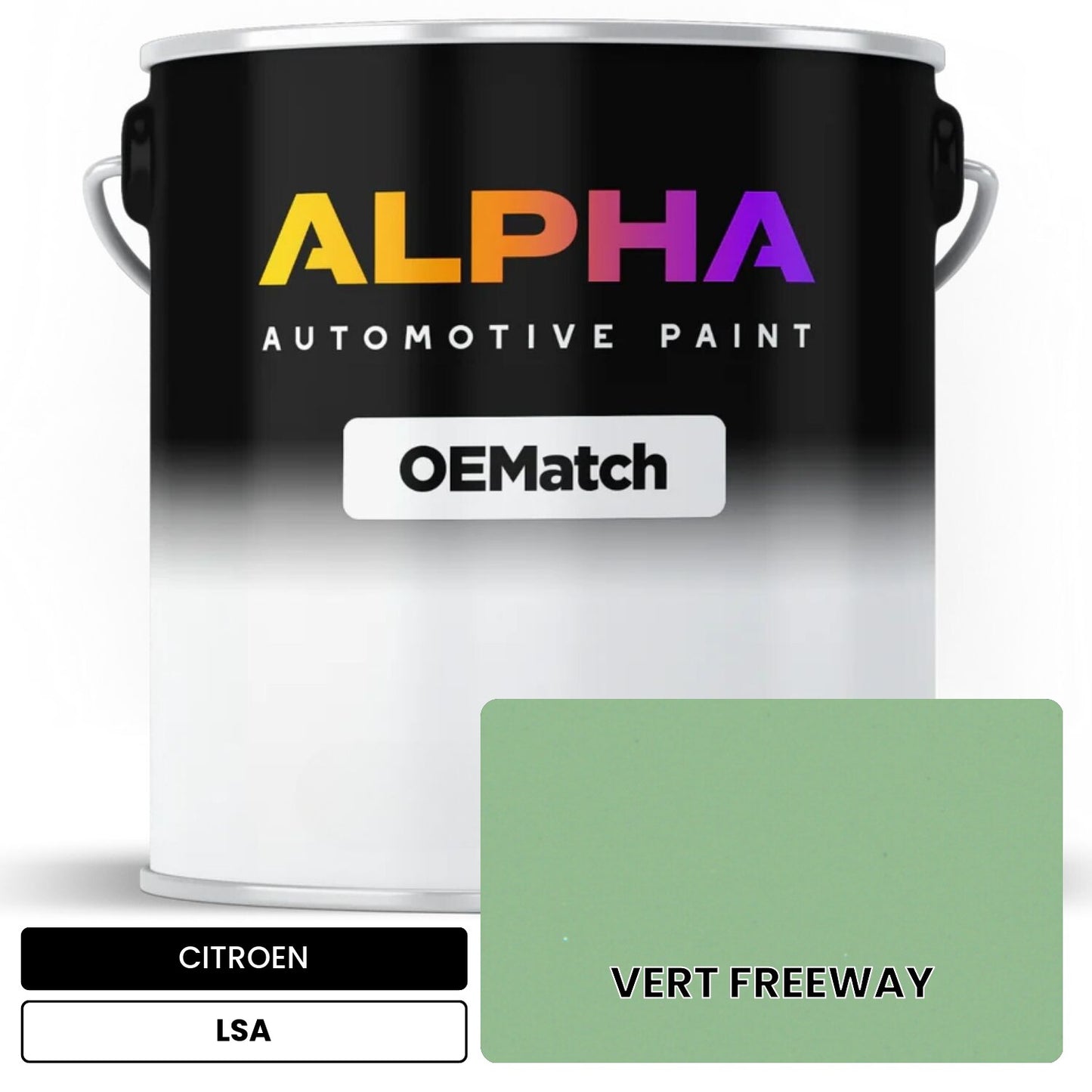 CITROEN VERT FREEWAY LSA OEMatch Basecoat