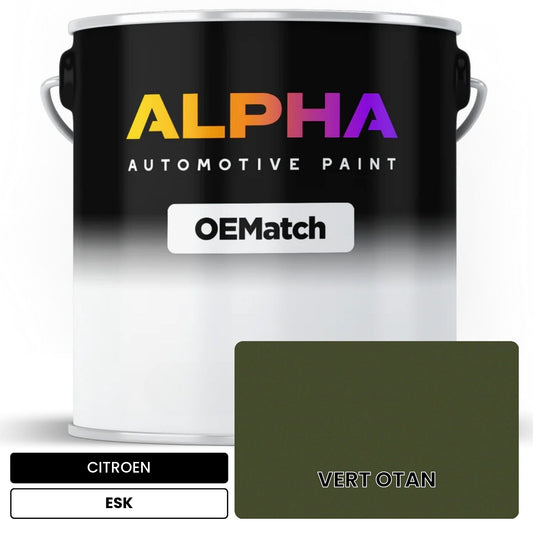 CITROEN VERT OTAN ESK OEMatch Basecoat