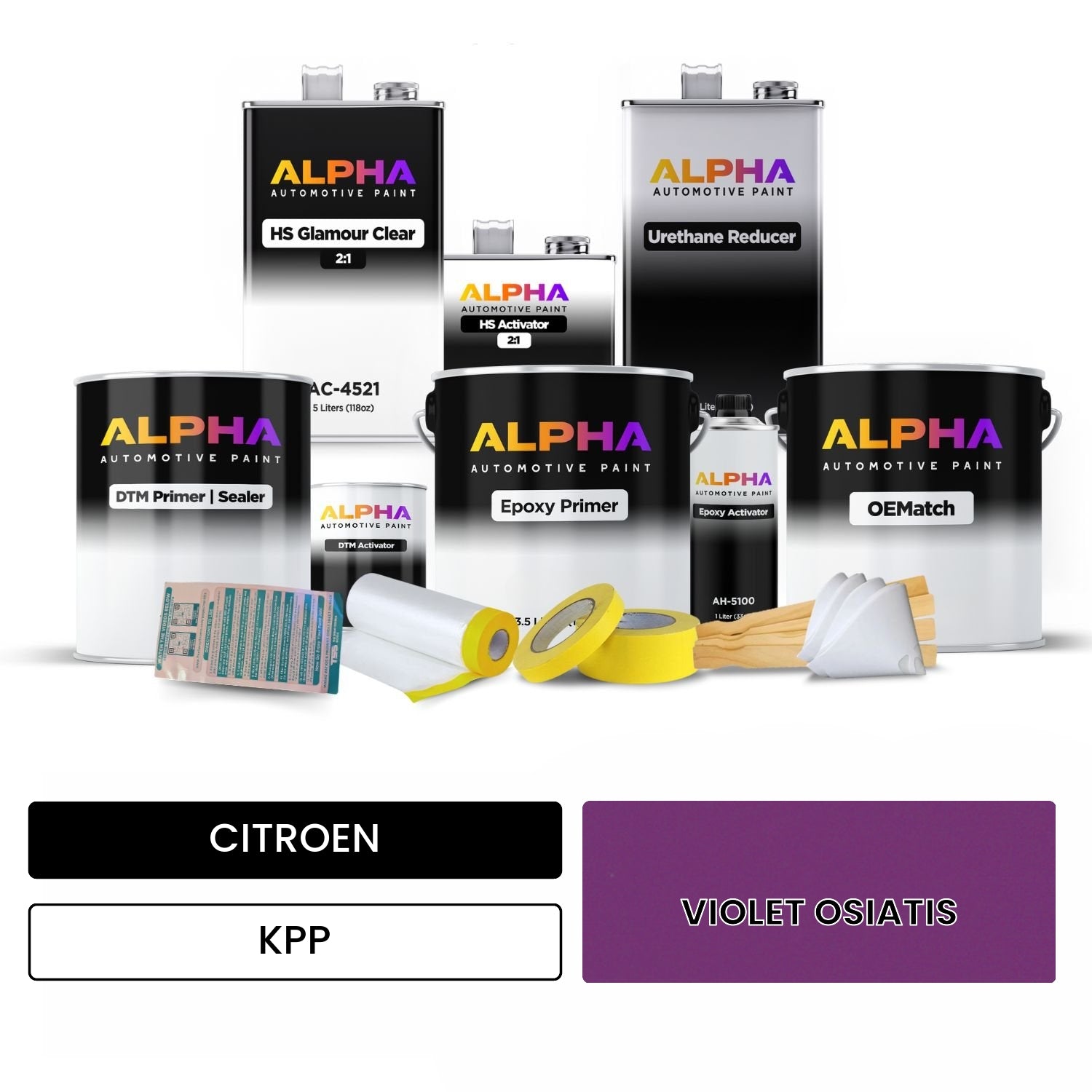 CITROEN VIOLET OSIATIS KPP OEMatch Vehicle Paint Kit