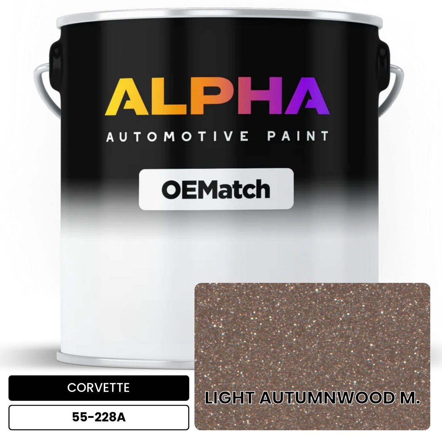 CORVETTE LIGHT AUTUMNWOOD M. 55-228A OEMatch Basecoat