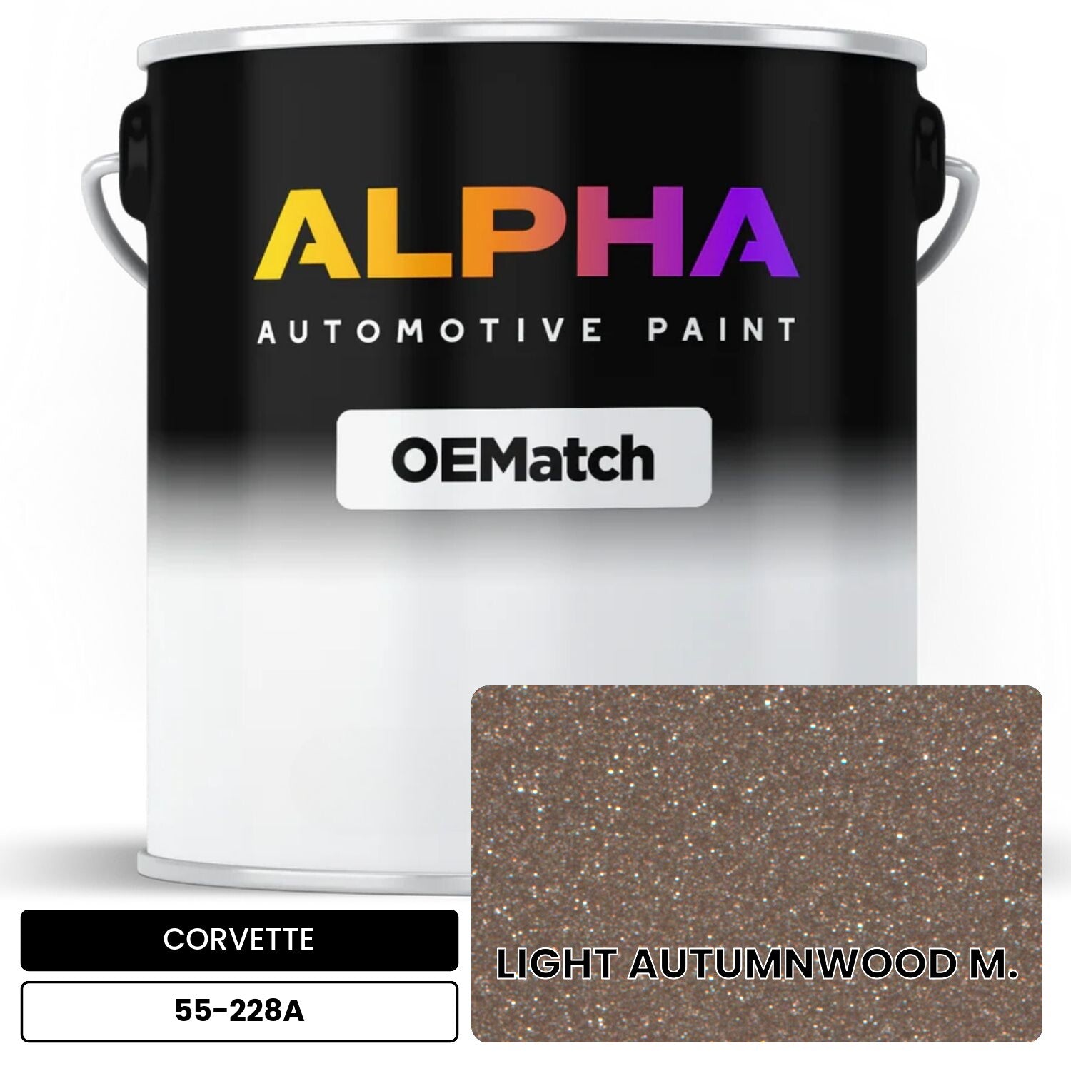 CORVETTE LIGHT AUTUMNWOOD M. 55-228A OEMatch Basecoat