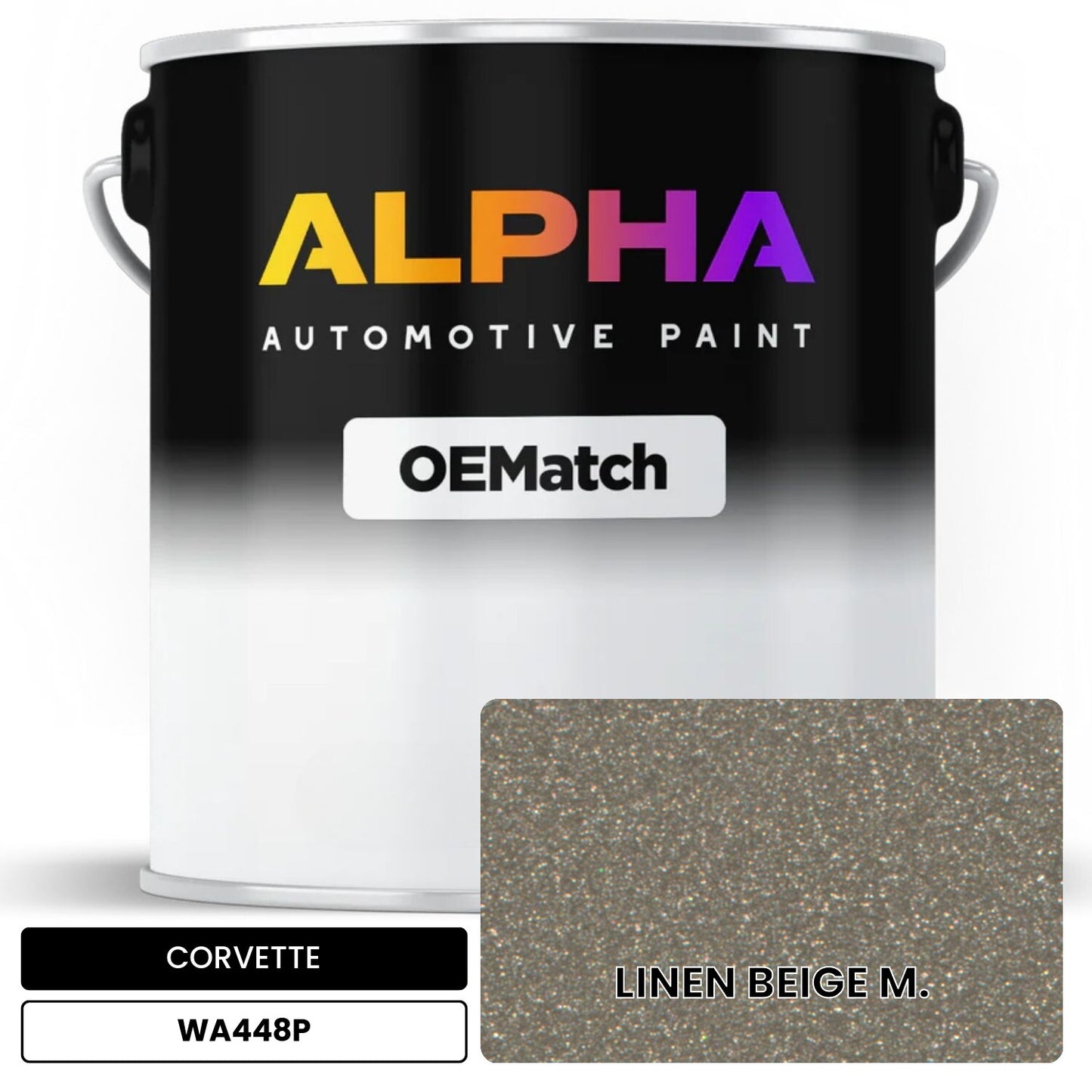 CORVETTE LINEN BEIGE M. WA448P OEMatch Basecoat