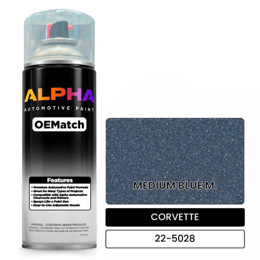 CORVETTE MEDIUM BLUE M. 22-5028 OEMatch Spraycan
