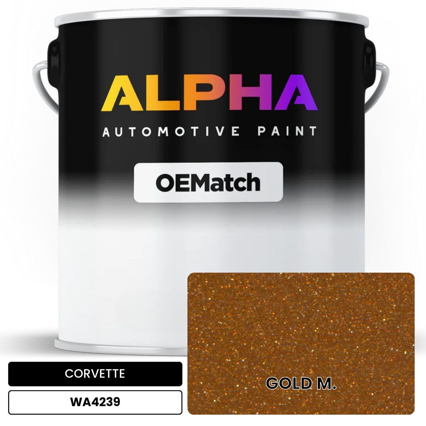 CORVETTE GOLD M. WA4239 OEMatch Basecoat