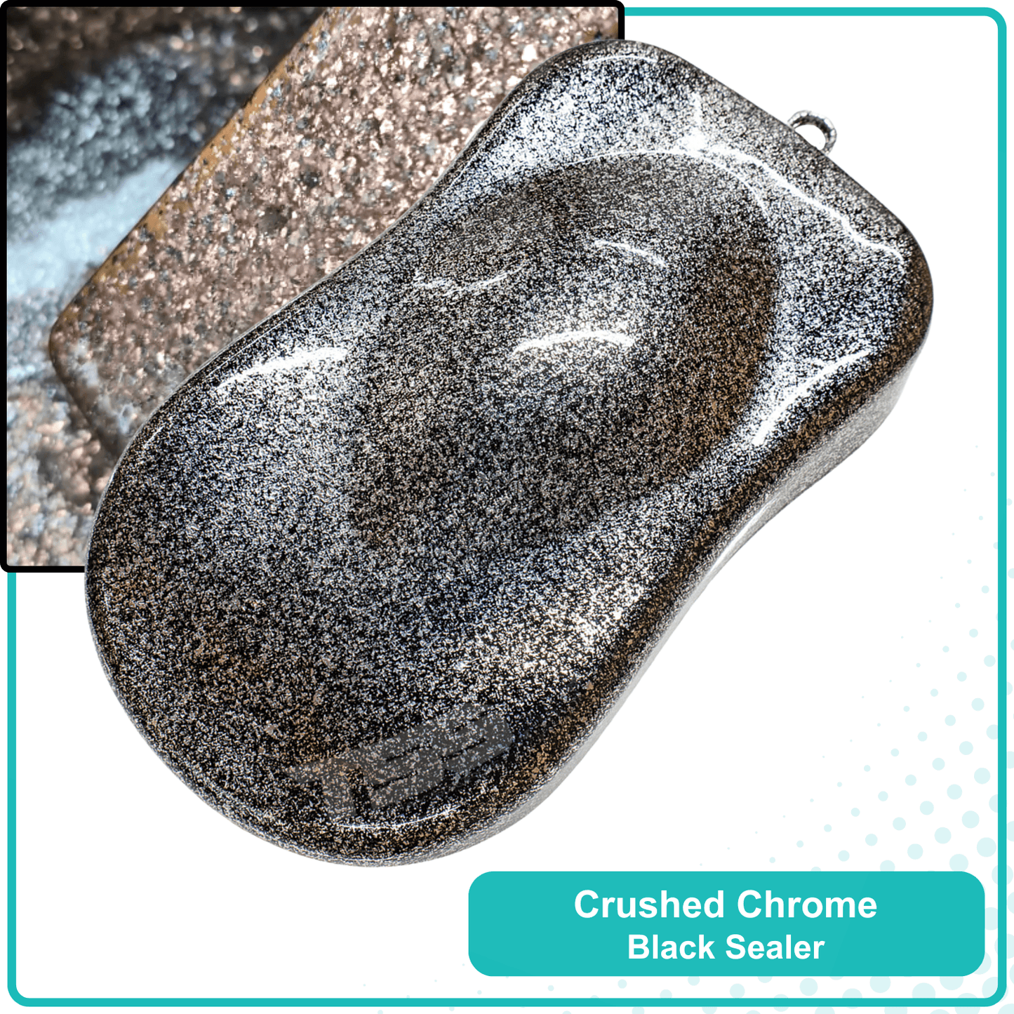 Crushed Chrome Superflake Pearl Spray Can Midcoat - The Spray Source - Alpha Pigments