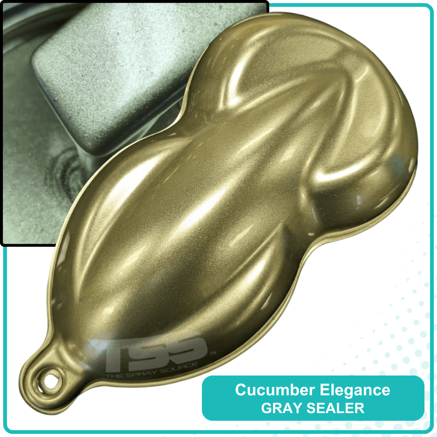 Cucumber Elegance Spray Can Midcoat - The Spray Source - Alpha Pigments