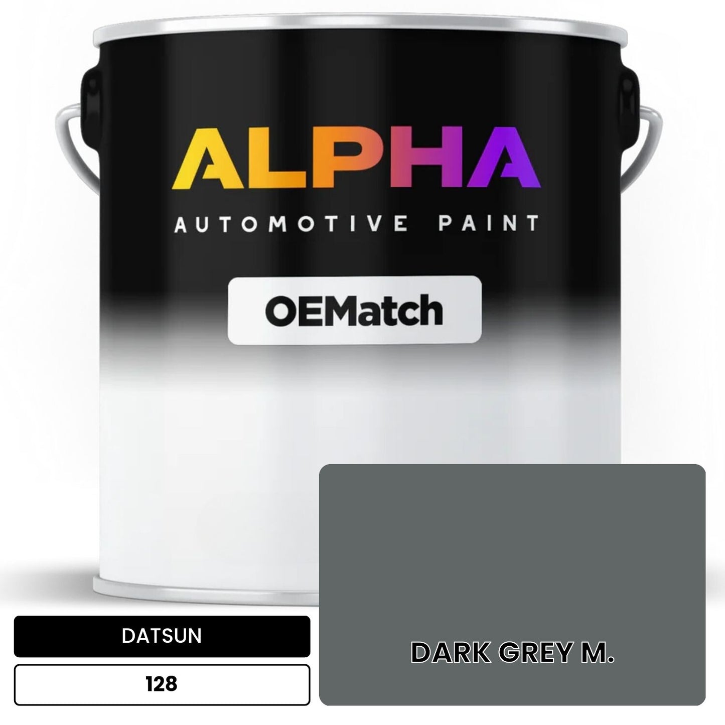 DATSUN DARK GREY M. 128 OEMatch Basecoat