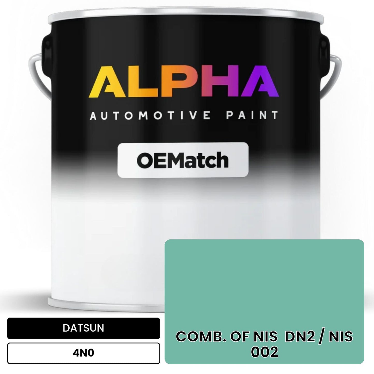 DATSUN COMB. OF NIS  DN2 / NIS  002 4N0 OEMatch Basecoat