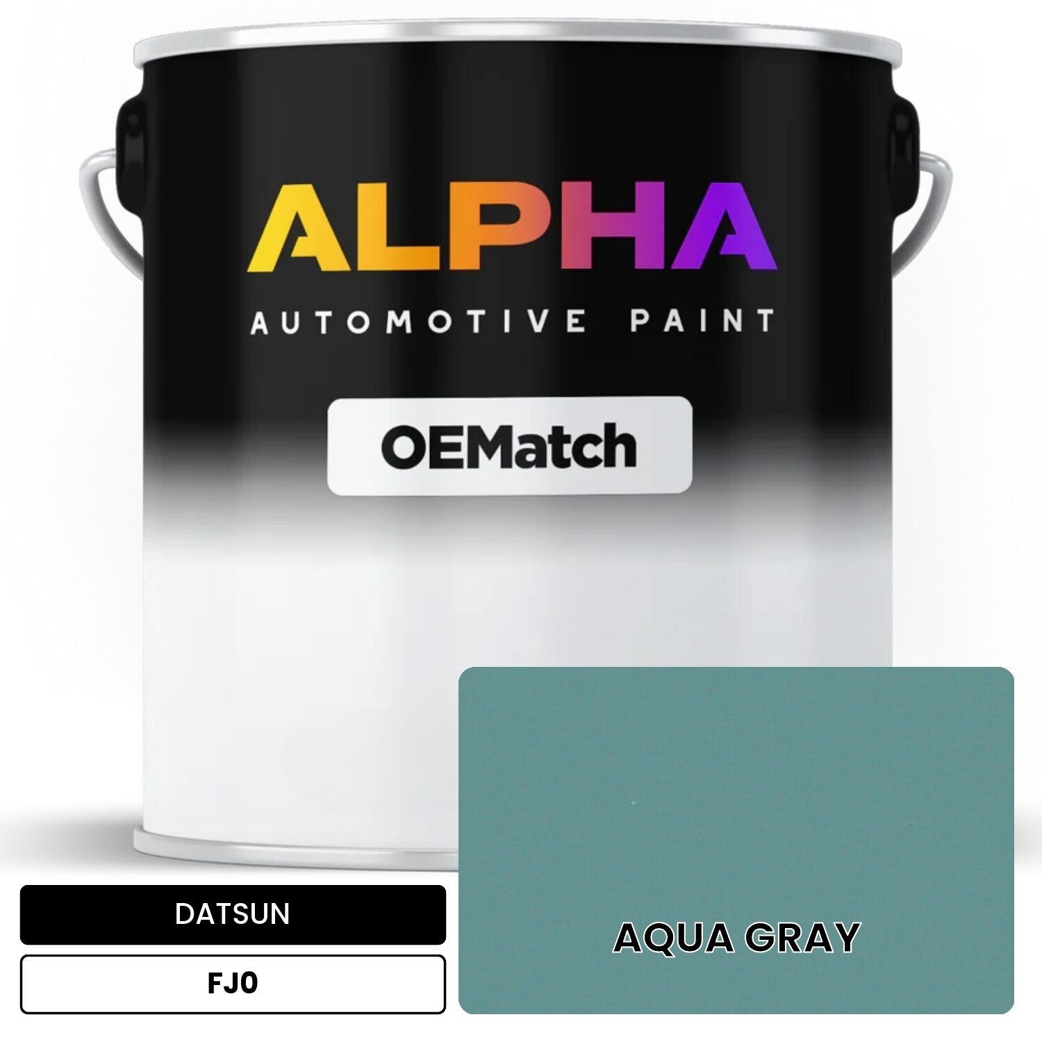 DATSUN AQUA GRAY FJ0 OEMatch Basecoat