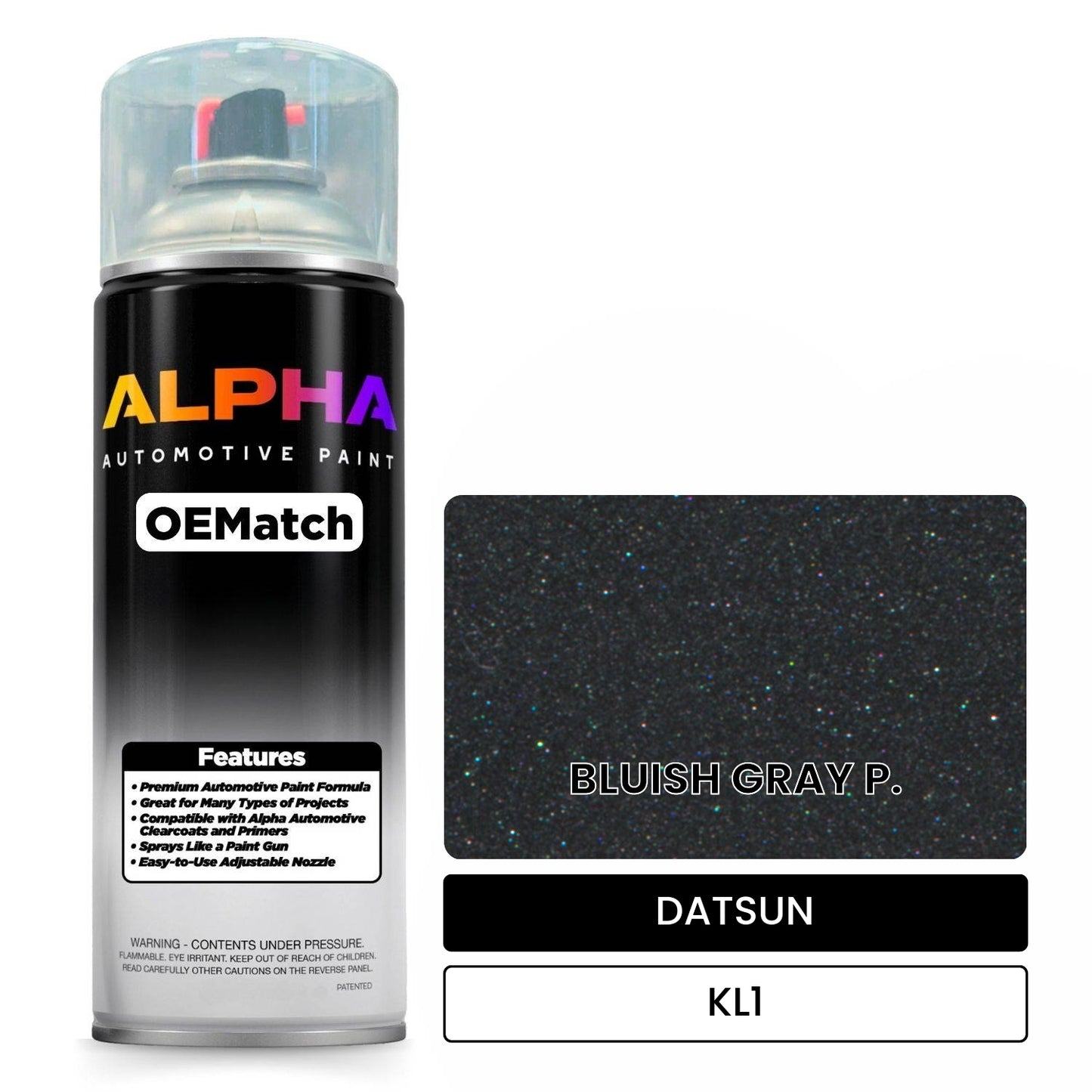 DATSUN BLUISH GRAY P. KL1 OEMatch Spraycan