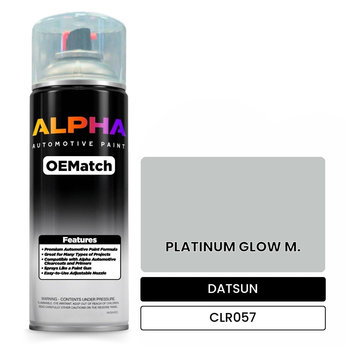 DATSUN PLATINUM GLOW M. CLR057 OEMatch Spraycan