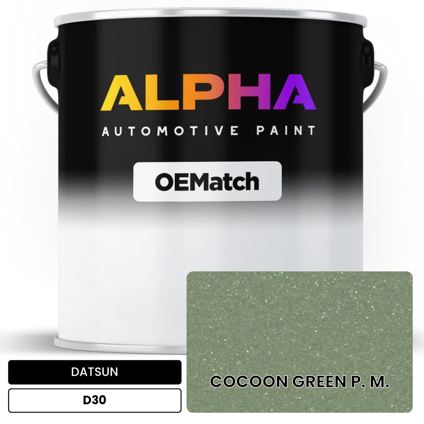 DATSUN COCOON GREEN P. M. D30 OEMatch Basecoat