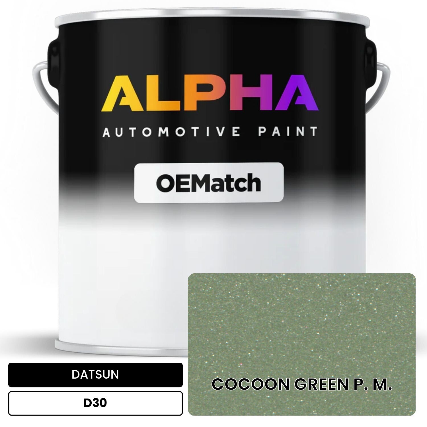 DATSUN COCOON GREEN P. M. D30 OEMatch Basecoat