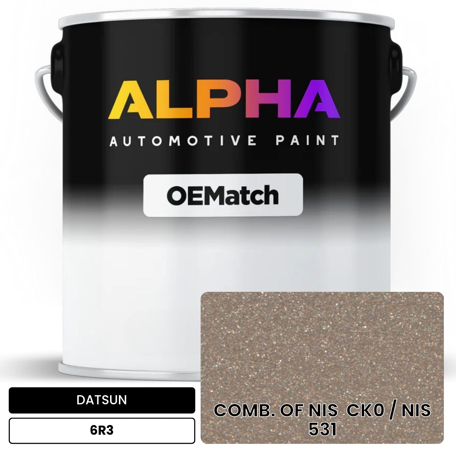 DATSUN COMB. OF NIS  CK0 / NIS  531 6R3 OEMatch Basecoat