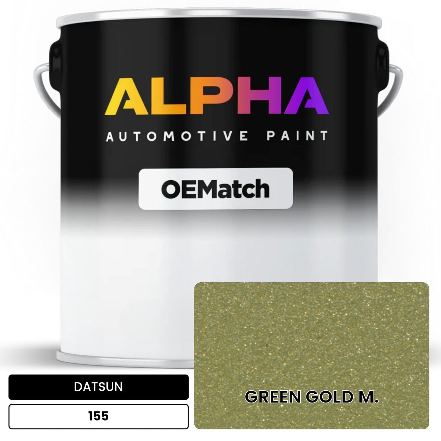 DATSUN GREEN GOLD M. 155 OEMatch Basecoat