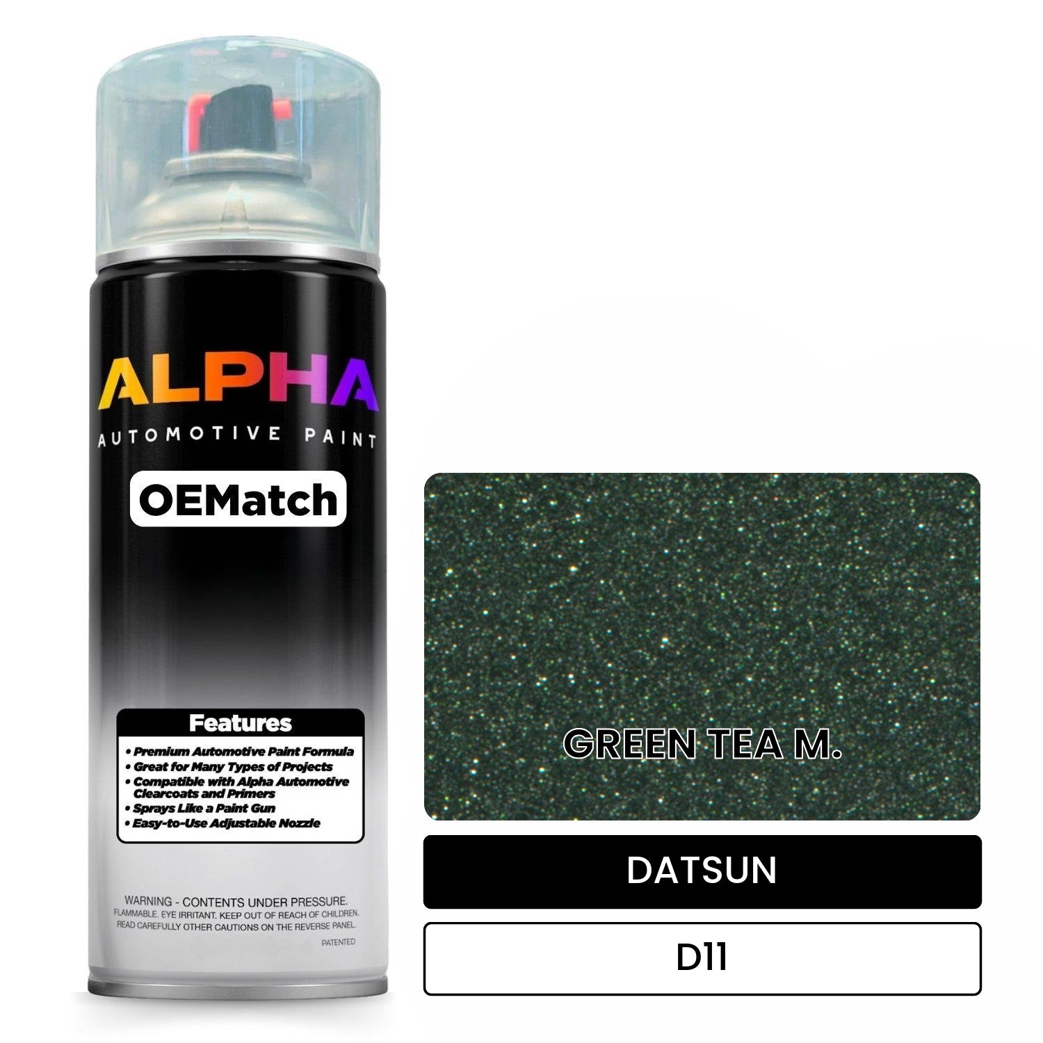 DATSUN GREEN TEA M. D11 OEMatch Spraycan