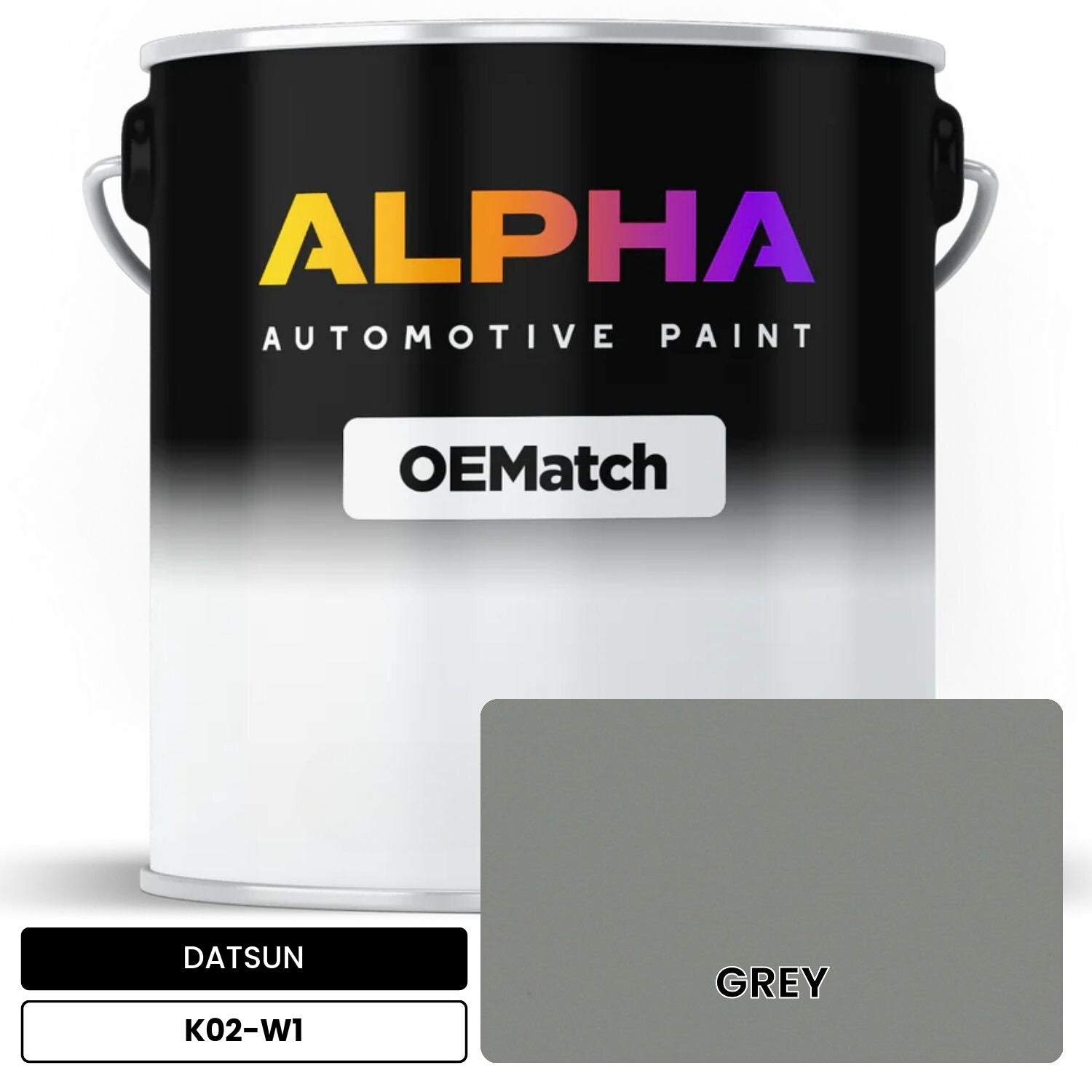 DATSUN GREY K02-W1 OEMatch Basecoat