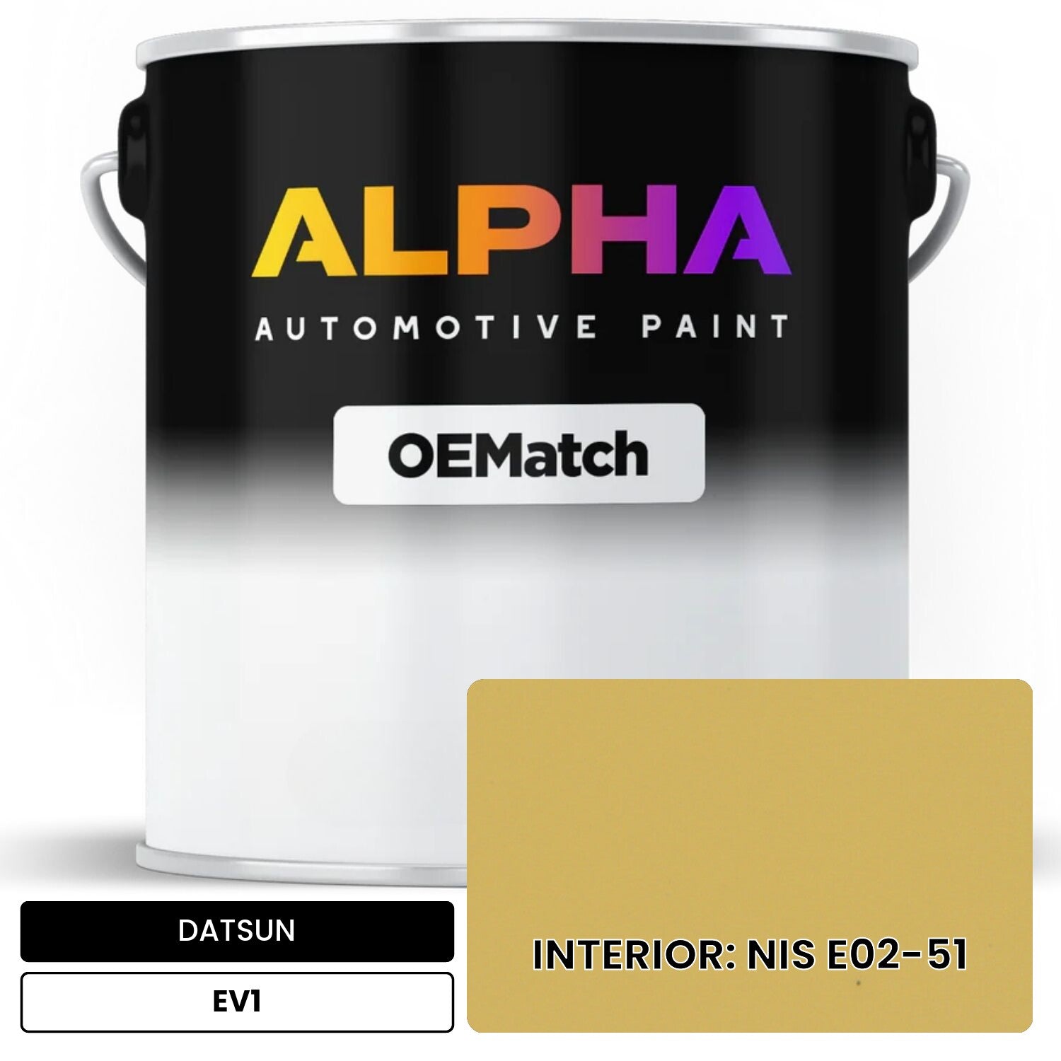 DATSUN INTERIOR: NIS E02-51 EV1 OEMatch Basecoat