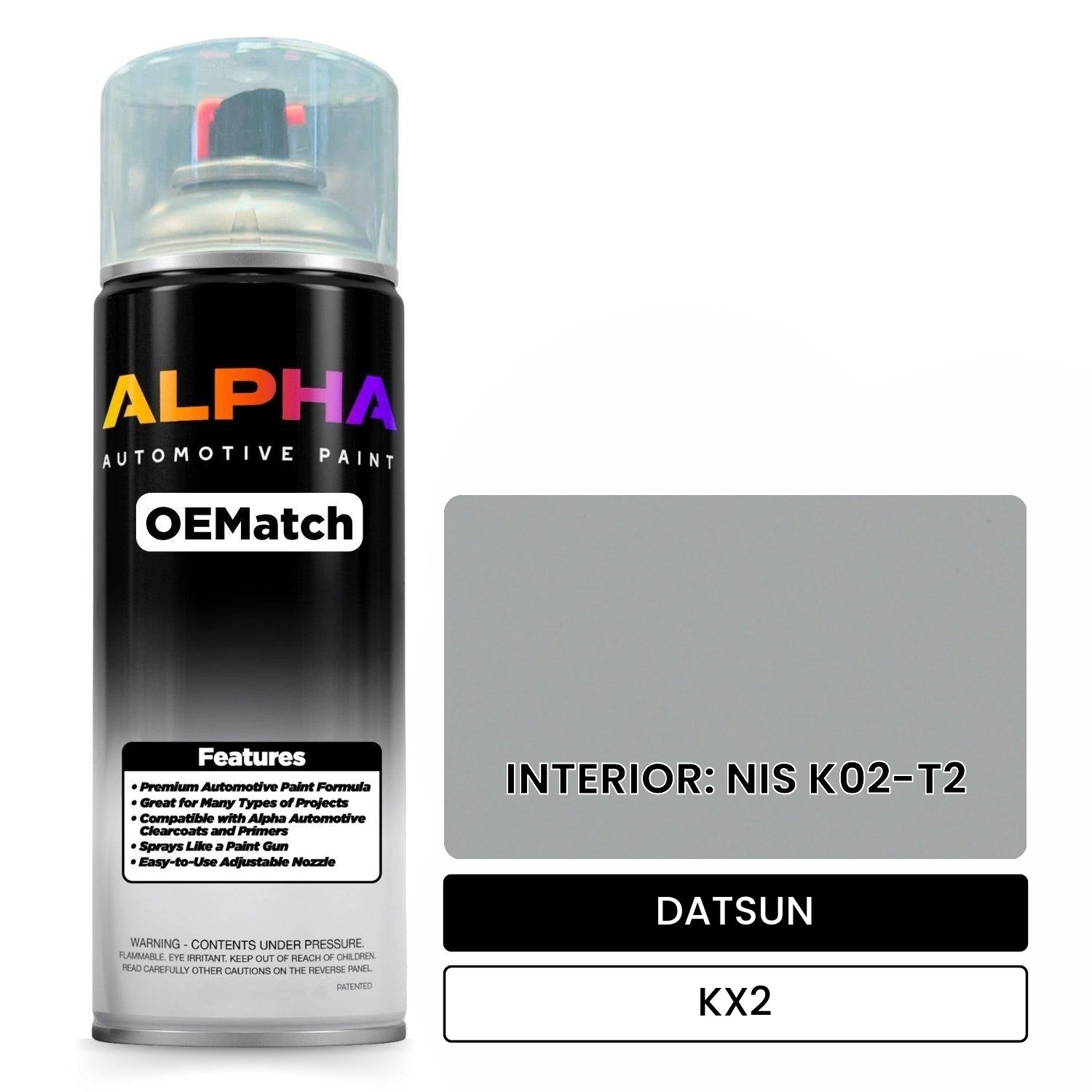 DATSUN INTERIOR: NIS K02-T2 KX2 OEMatch Spraycan