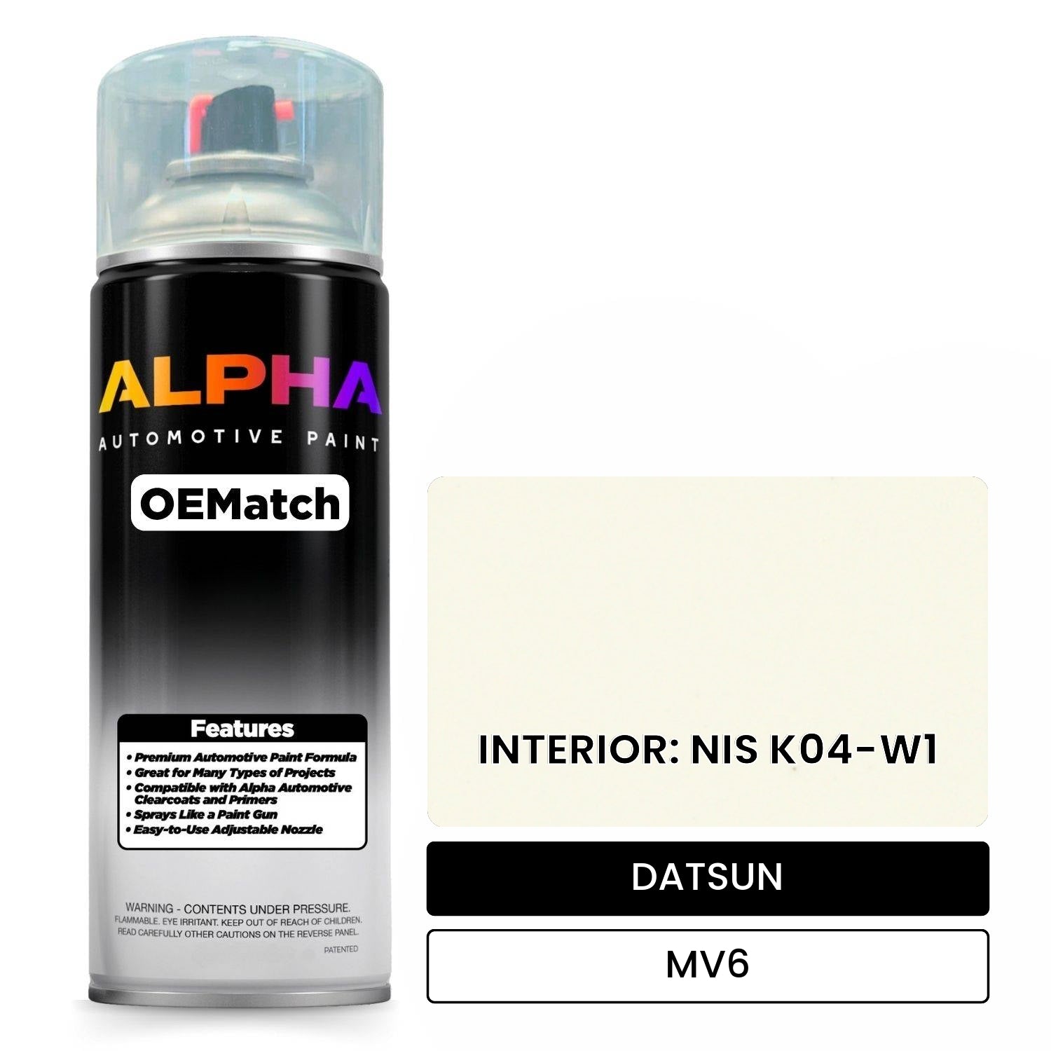 DATSUN INTERIOR: NIS K04-W1 MV6 OEMatch Spraycan