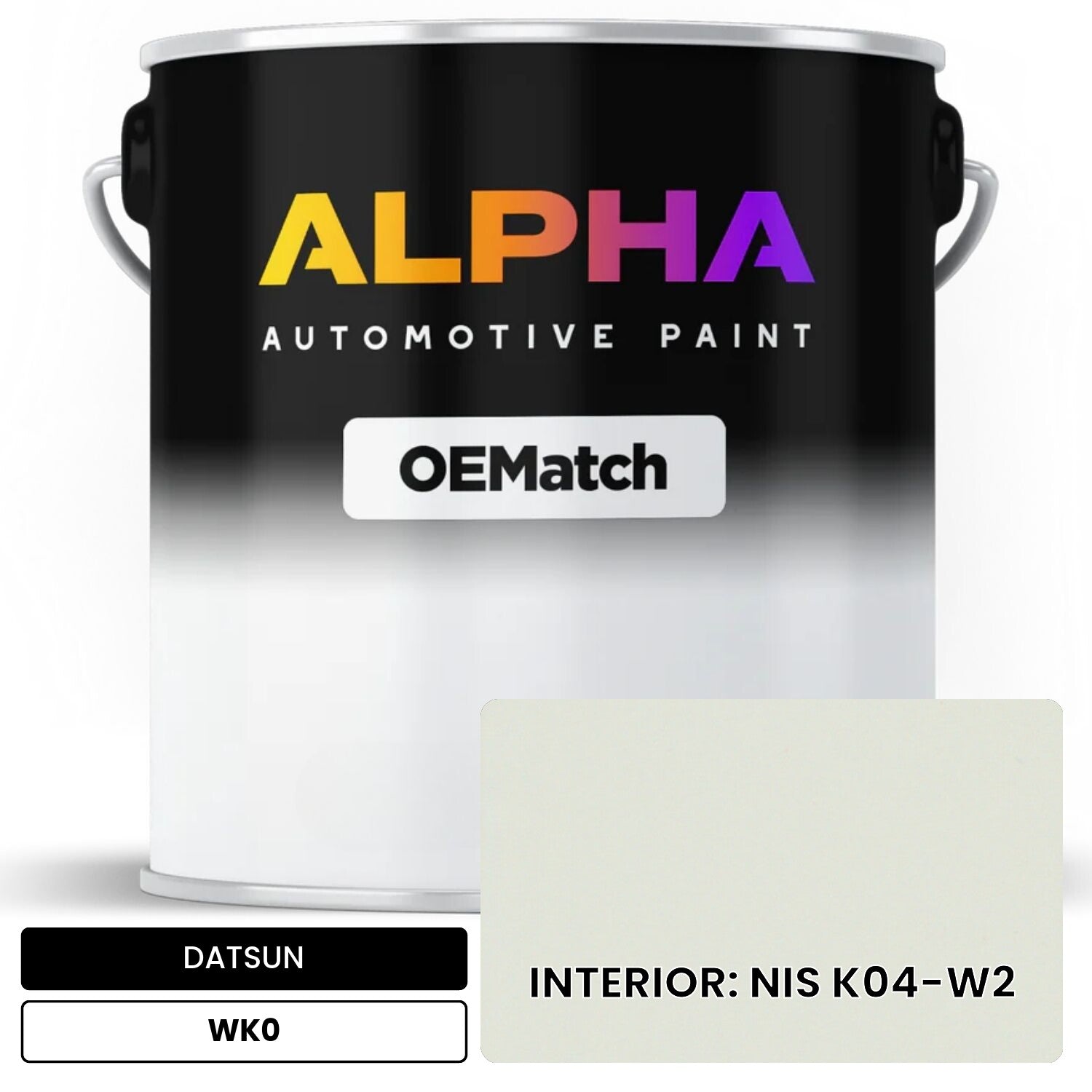 DATSUN INTERIOR: NIS K04-W2 WK0 OEMatch Basecoat